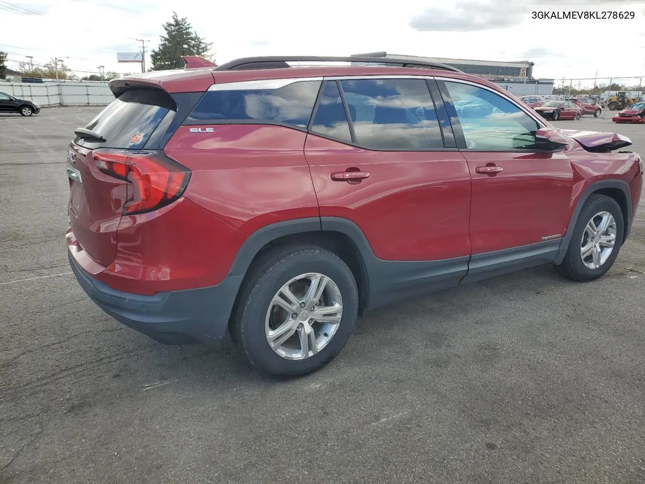 3GKALMEV8KL278629 2019 GMC Terrain Sle