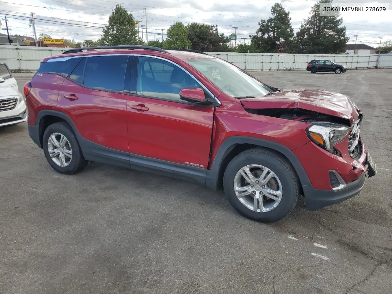 2019 GMC Terrain Sle VIN: 3GKALMEV8KL278629 Lot: 75640694