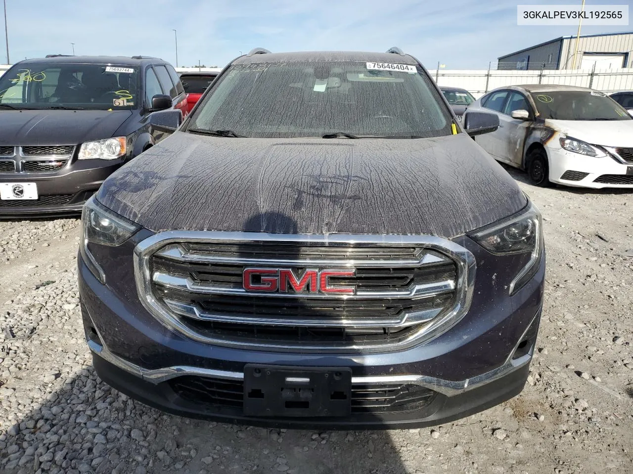 2019 GMC Terrain Slt VIN: 3GKALPEV3KL192565 Lot: 75646404