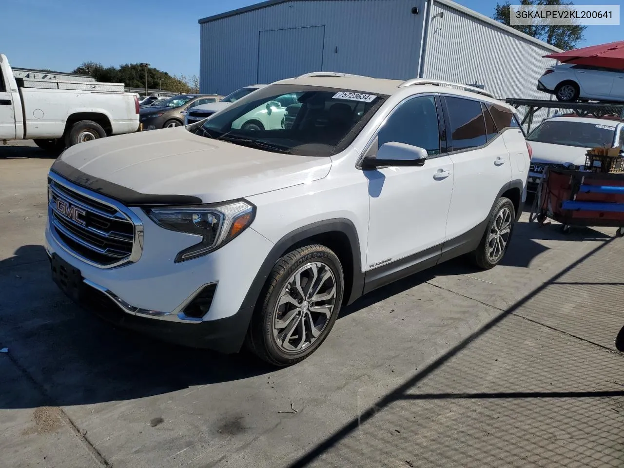 2019 GMC Terrain Slt VIN: 3GKALPEV2KL200641 Lot: 75723634