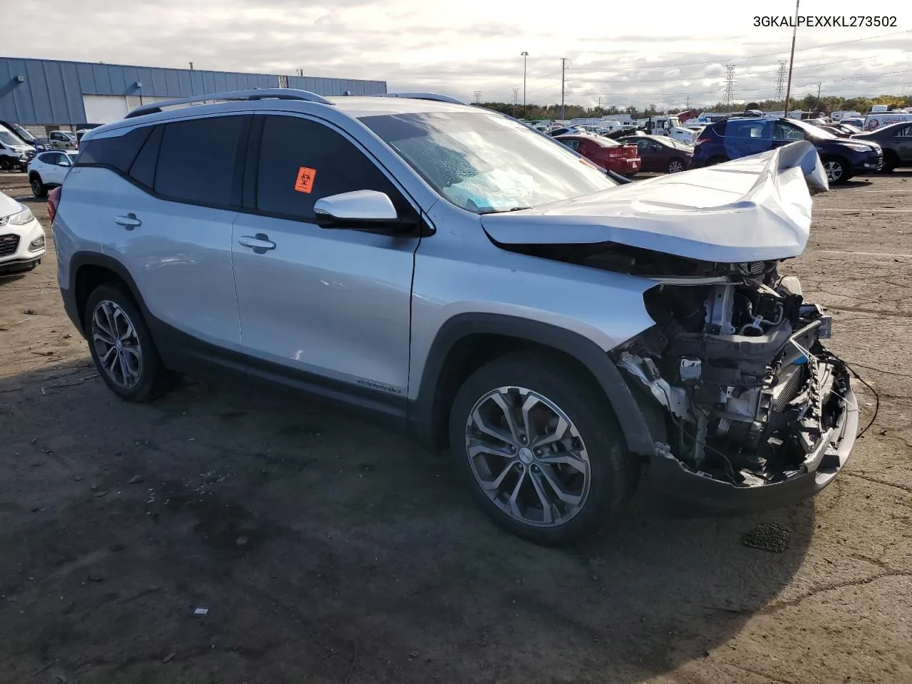 2019 GMC Terrain Slt VIN: 3GKALPEXXKL273502 Lot: 75876804