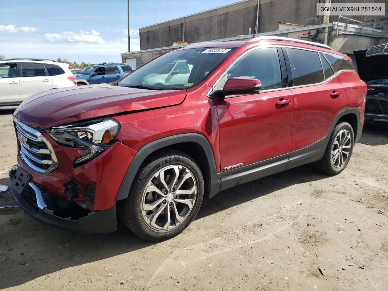 2019 GMC Terrain Slt VIN: 3GKALVEX9KL251544 Lot: 76032914