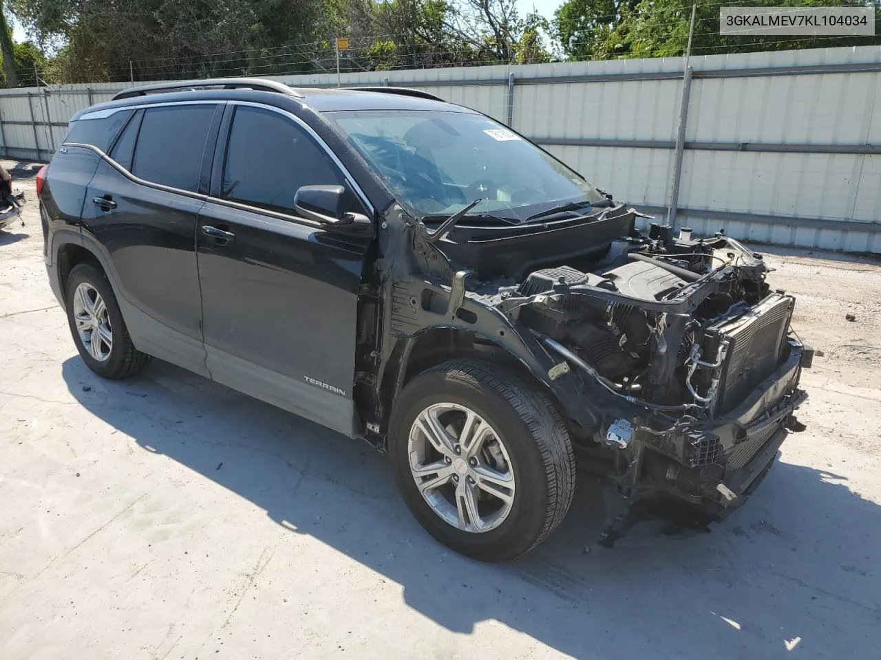 3GKALMEV7KL104034 2019 GMC Terrain Sle