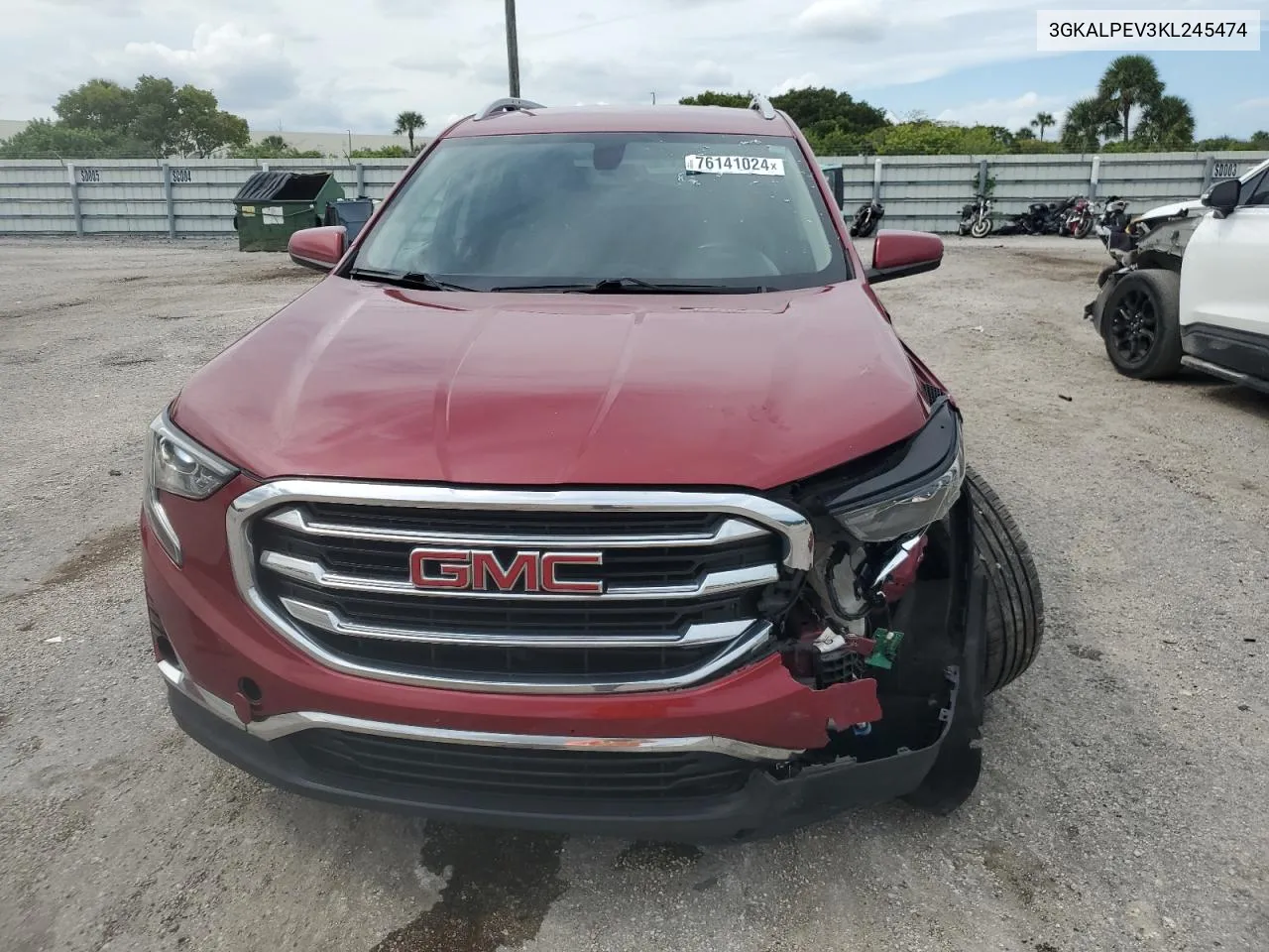 2019 GMC Terrain Slt VIN: 3GKALPEV3KL245474 Lot: 76141024