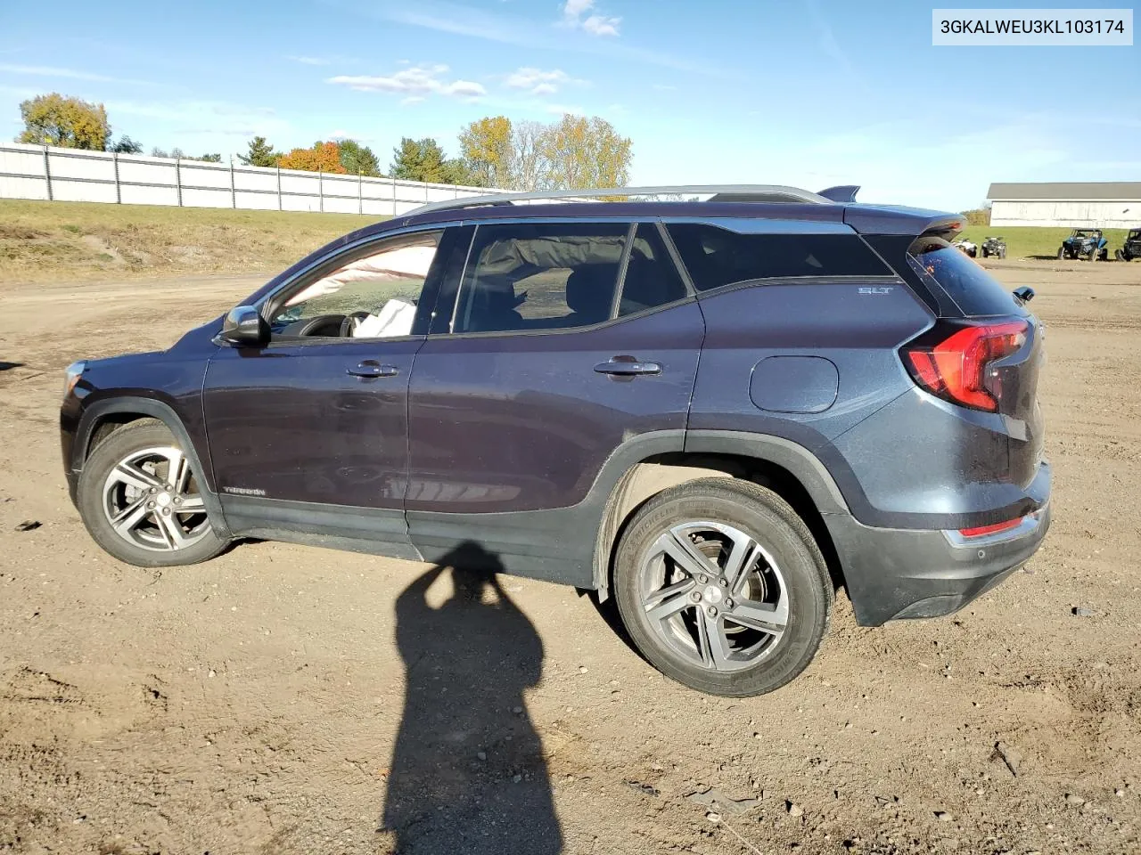 2019 GMC Terrain Slt VIN: 3GKALWEU3KL103174 Lot: 76453474