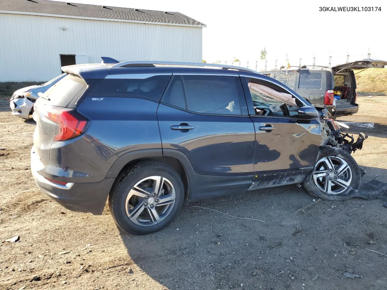 2019 GMC Terrain Slt VIN: 3GKALWEU3KL103174 Lot: 76453474