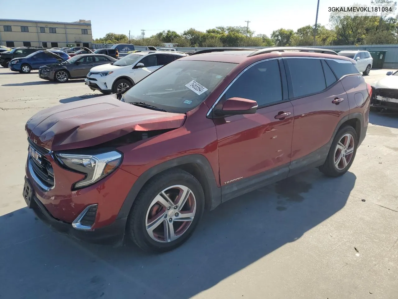 2019 GMC Terrain Sle VIN: 3GKALMEV0KL181084 Lot: 76465594