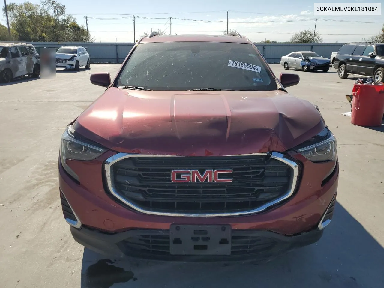 3GKALMEV0KL181084 2019 GMC Terrain Sle