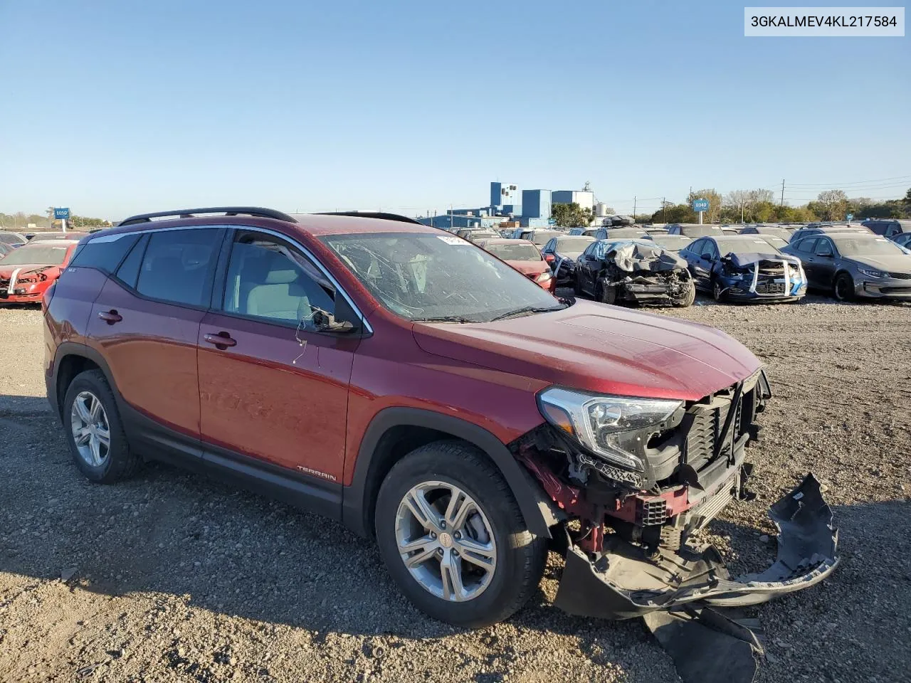 2019 GMC Terrain Sle VIN: 3GKALMEV4KL217584 Lot: 76475464