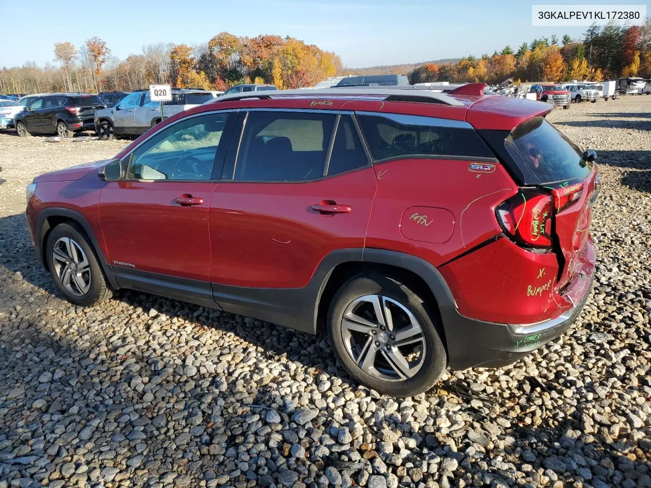 2019 GMC Terrain Slt VIN: 3GKALPEV1KL172380 Lot: 76590404