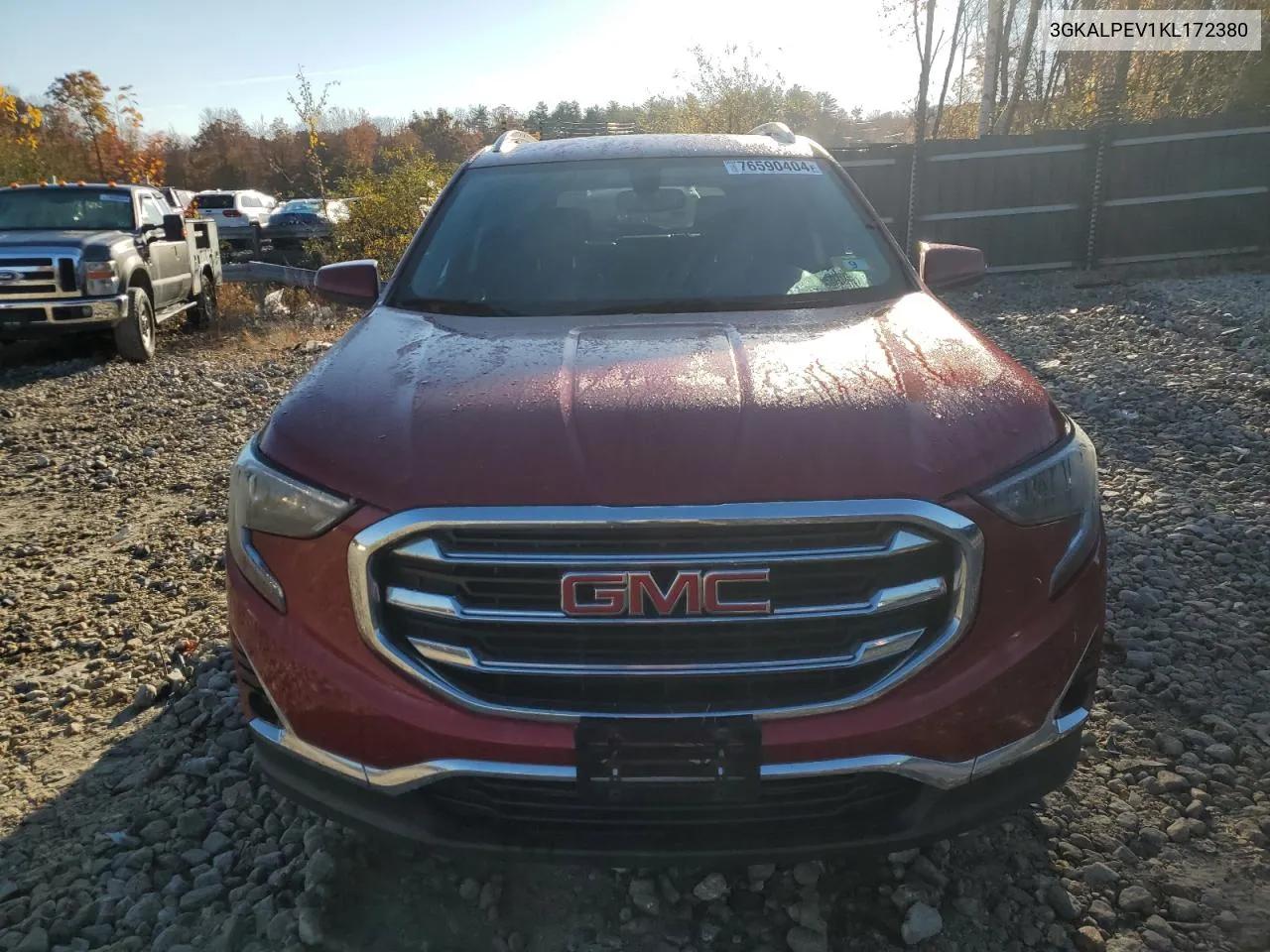 2019 GMC Terrain Slt VIN: 3GKALPEV1KL172380 Lot: 76590404