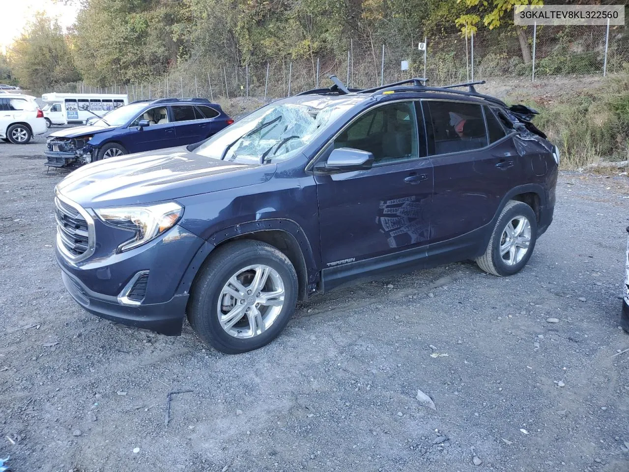 2019 GMC Terrain Sle VIN: 3GKALTEV8KL322560 Lot: 76600854