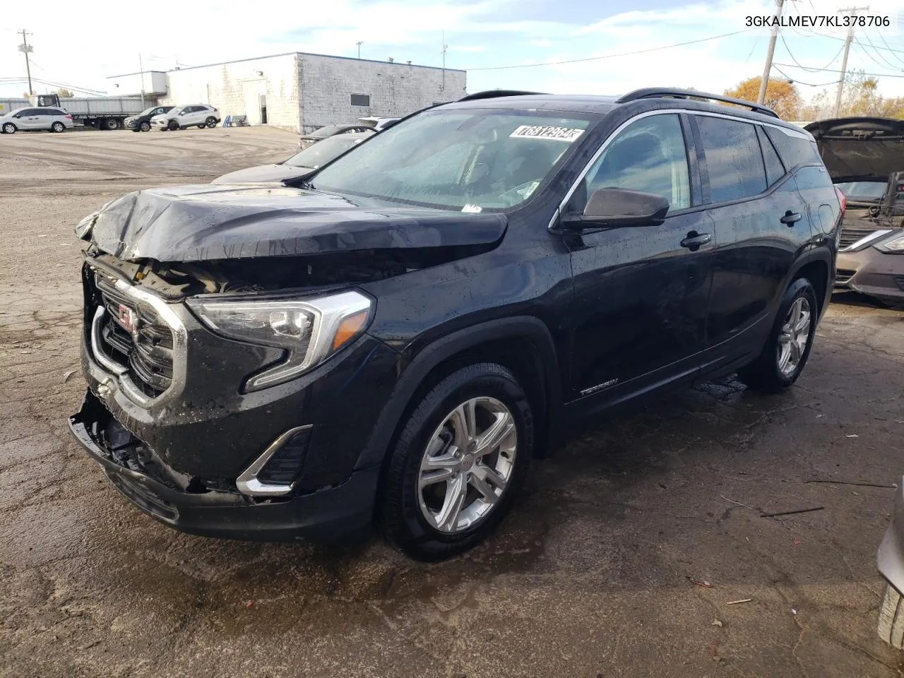 2019 GMC Terrain Sle VIN: 3GKALMEV7KL378706 Lot: 76812964