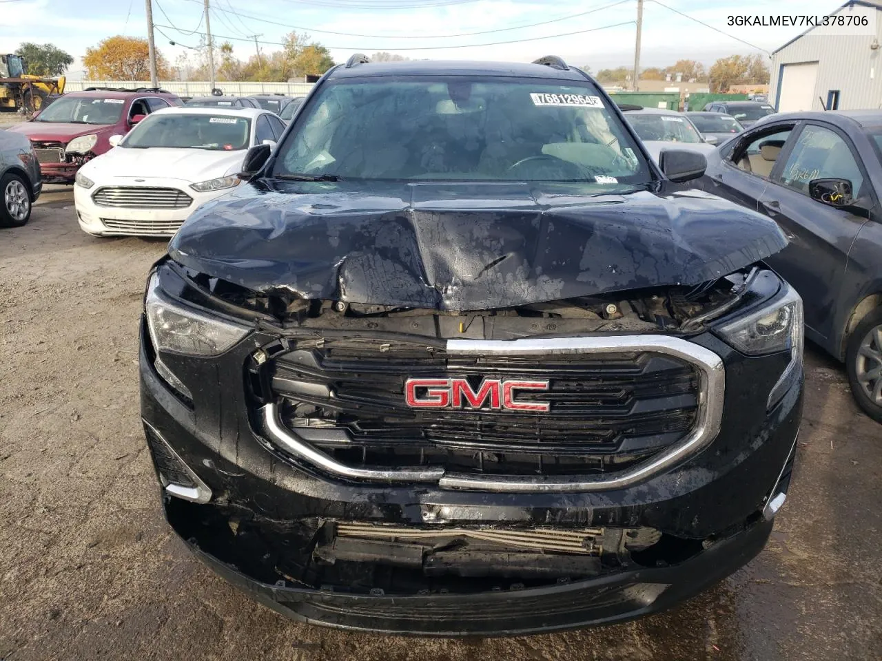 2019 GMC Terrain Sle VIN: 3GKALMEV7KL378706 Lot: 76812964