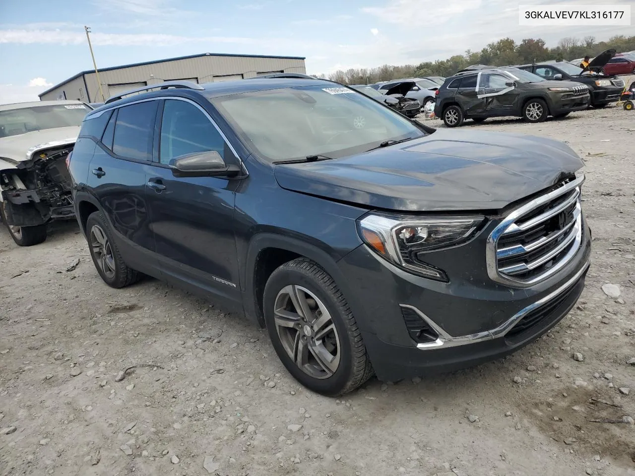 3GKALVEV7KL316177 2019 GMC Terrain Slt