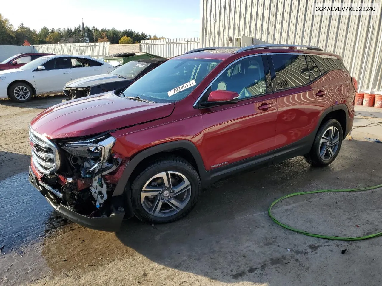 3GKALVEV7KL322240 2019 GMC Terrain Slt