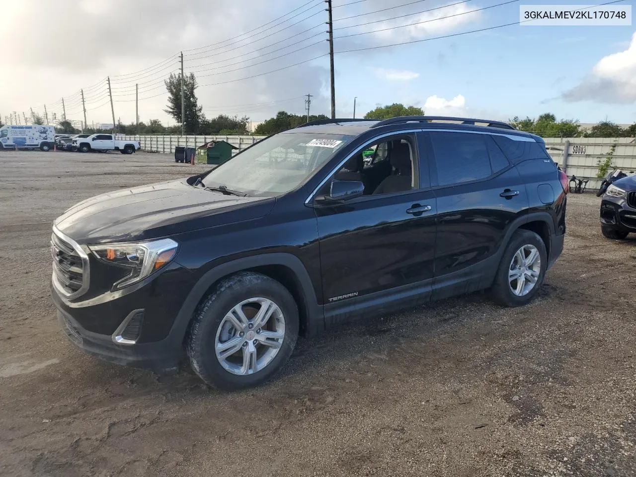 2019 GMC Terrain Sle VIN: 3GKALMEV2KL170748 Lot: 77249004