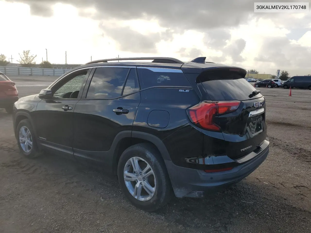 3GKALMEV2KL170748 2019 GMC Terrain Sle