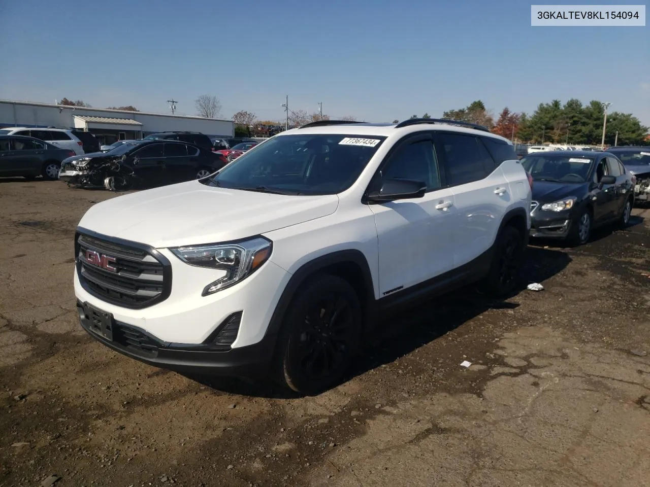 2019 GMC Terrain Sle VIN: 3GKALTEV8KL154094 Lot: 77367434