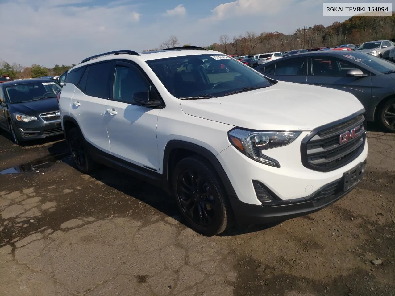 2019 GMC Terrain Sle VIN: 3GKALTEV8KL154094 Lot: 77367434