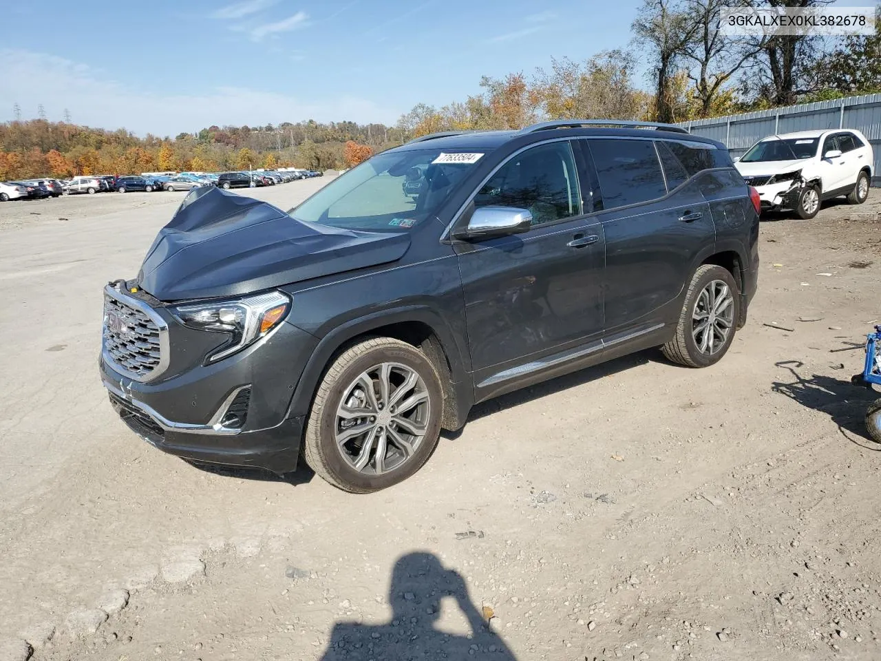 3GKALXEX0KL382678 2019 GMC Terrain Denali