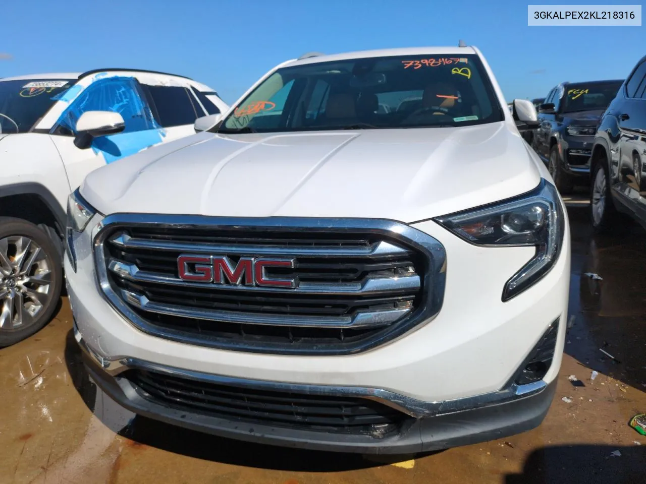 2019 GMC Terrain Slt VIN: 3GKALPEX2KL218316 Lot: 77936404