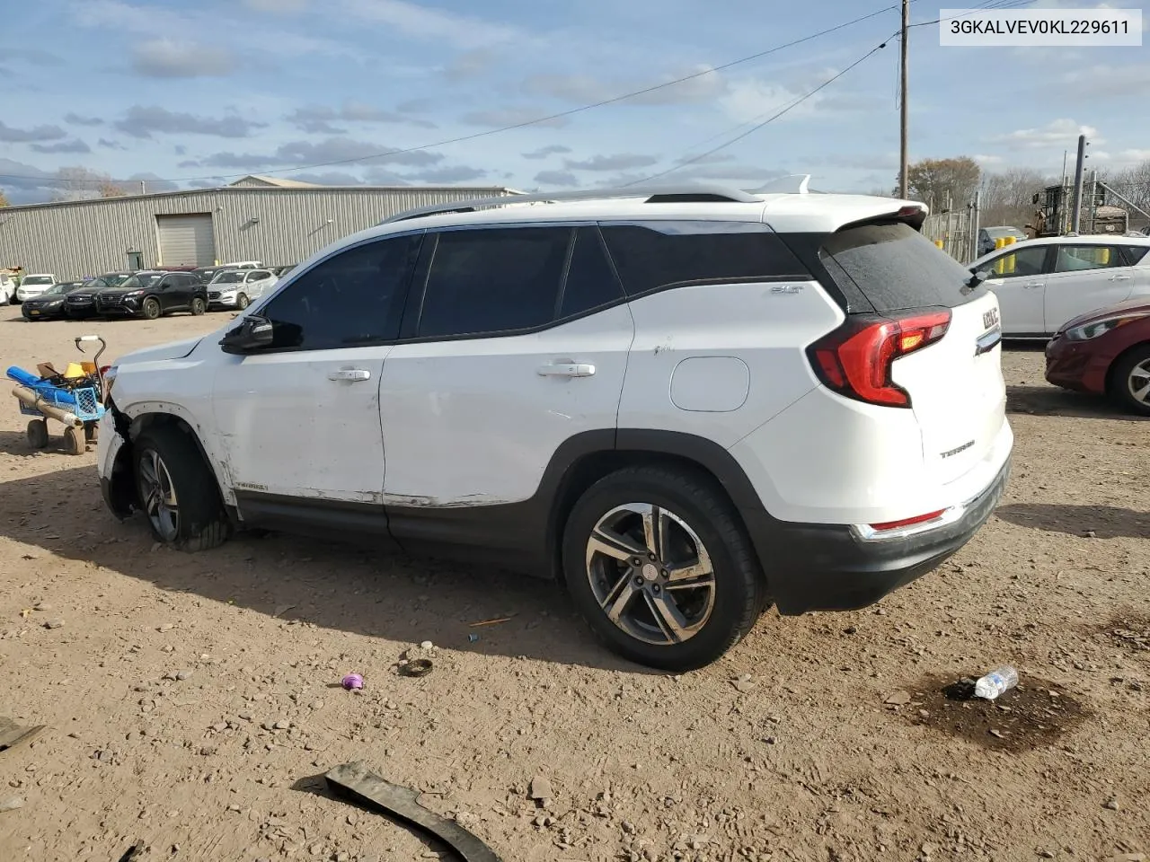 2019 GMC Terrain Slt VIN: 3GKALVEV0KL229611 Lot: 78603174