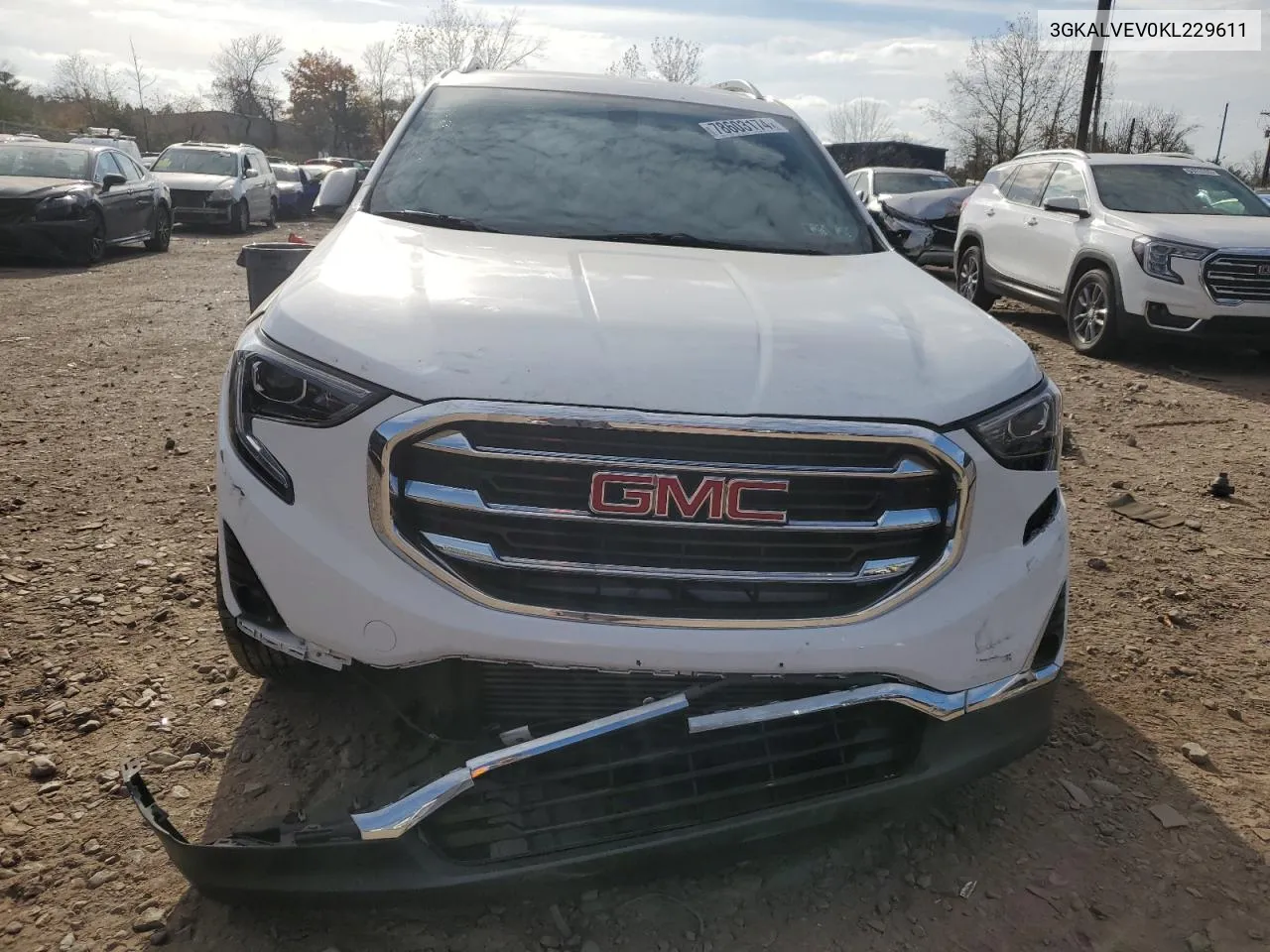 2019 GMC Terrain Slt VIN: 3GKALVEV0KL229611 Lot: 78603174