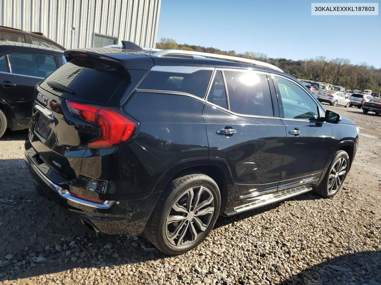 2019 GMC Terrain Denali VIN: 3GKALXEXXKL187803 Lot: 78712724