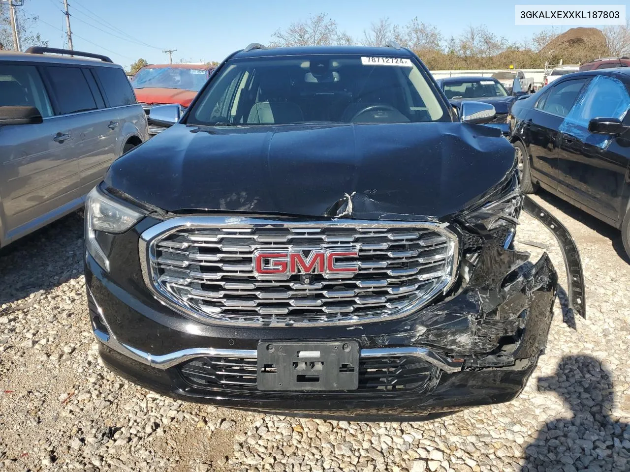 2019 GMC Terrain Denali VIN: 3GKALXEXXKL187803 Lot: 78712724