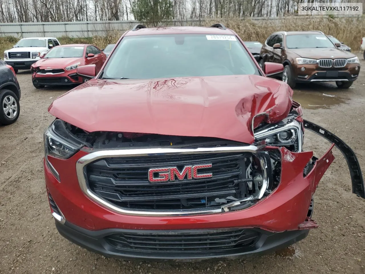 2019 GMC Terrain Sle VIN: 3GKALTEVXKL117192 Lot: 78979254