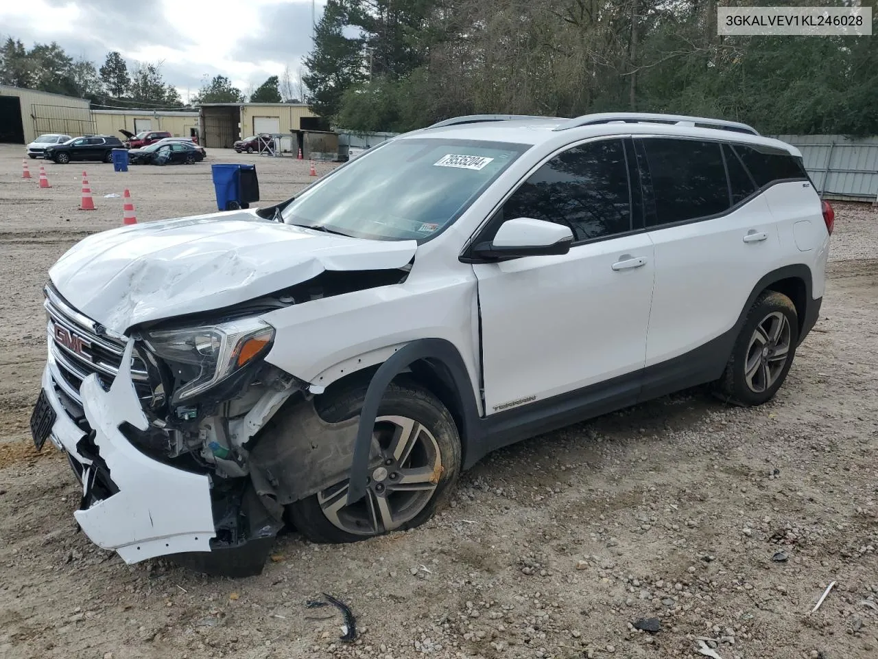 2019 GMC Terrain Slt VIN: 3GKALVEV1KL246028 Lot: 79535204