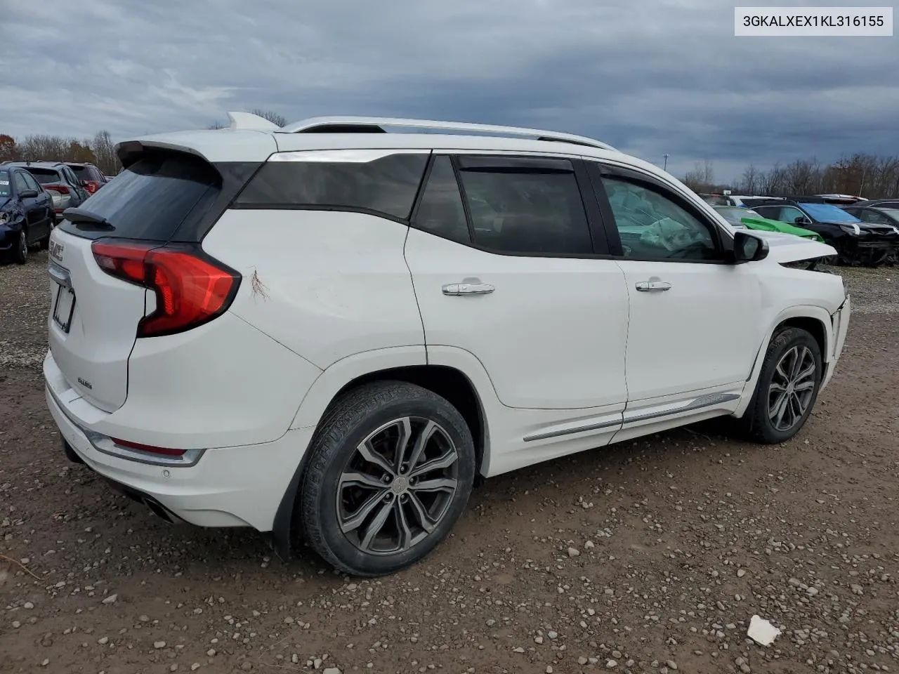 2019 GMC Terrain Denali VIN: 3GKALXEX1KL316155 Lot: 79543424