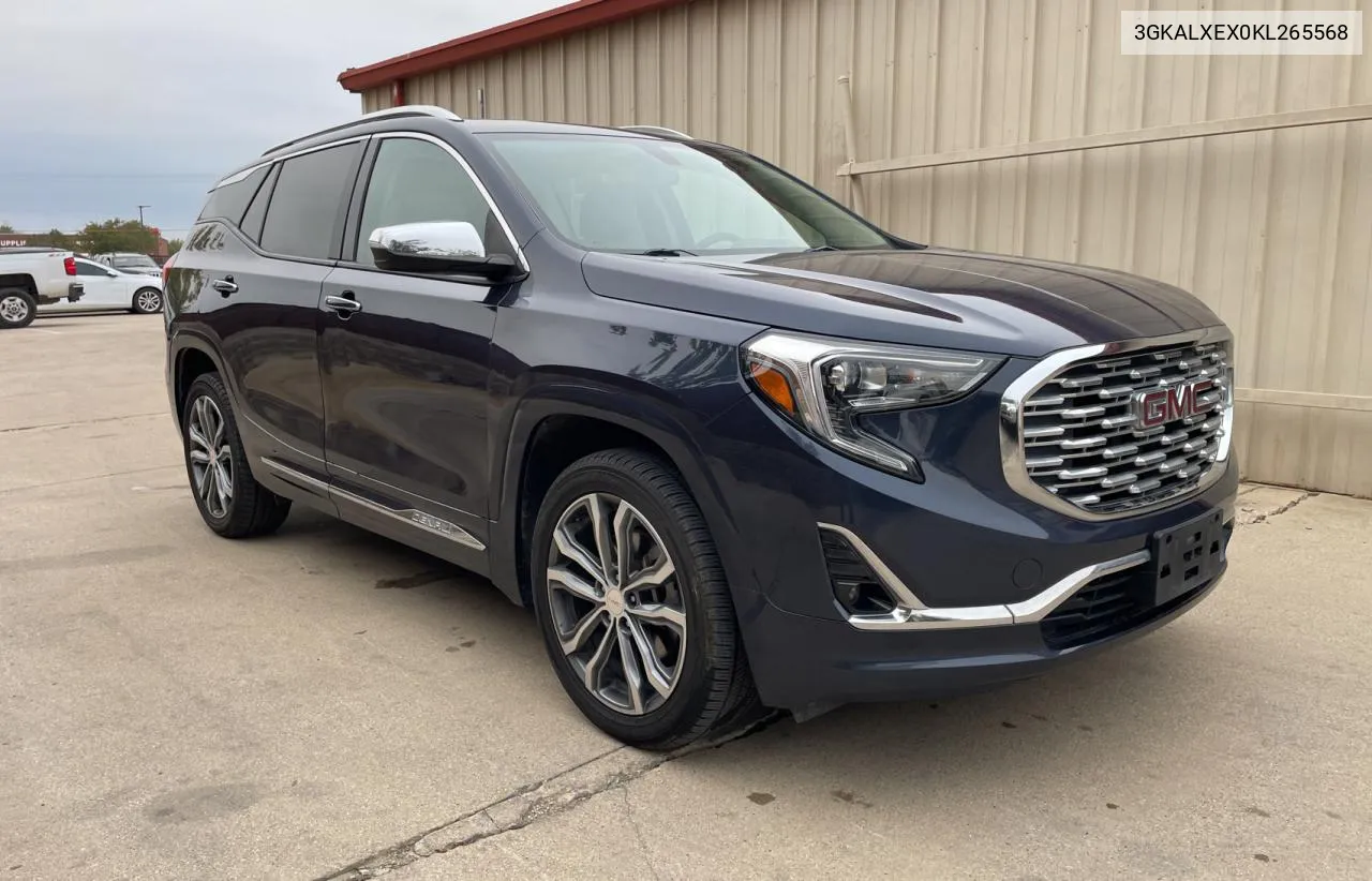 2019 GMC Terrain Denali VIN: 3GKALXEX0KL265568 Lot: 80143024