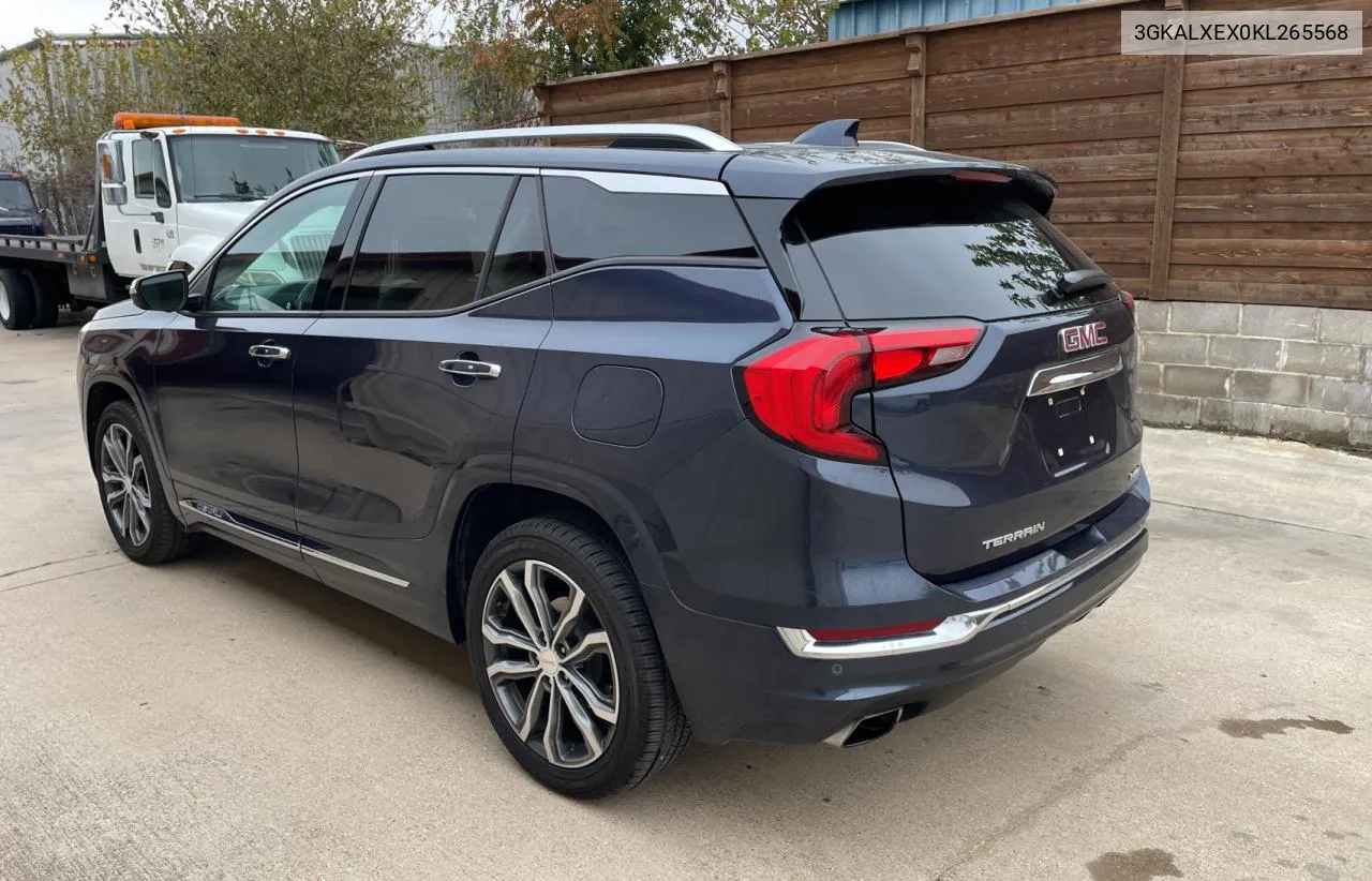 2019 GMC Terrain Denali VIN: 3GKALXEX0KL265568 Lot: 80143024