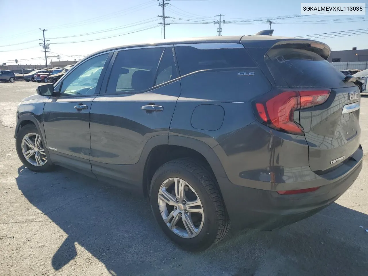 2019 GMC Terrain Sle VIN: 3GKALMEVXKL113035 Lot: 80952114