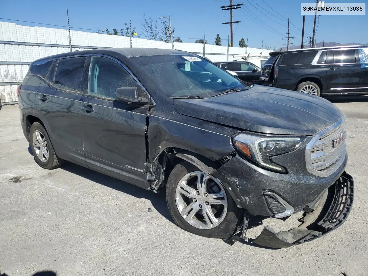 2019 GMC Terrain Sle VIN: 3GKALMEVXKL113035 Lot: 80952114