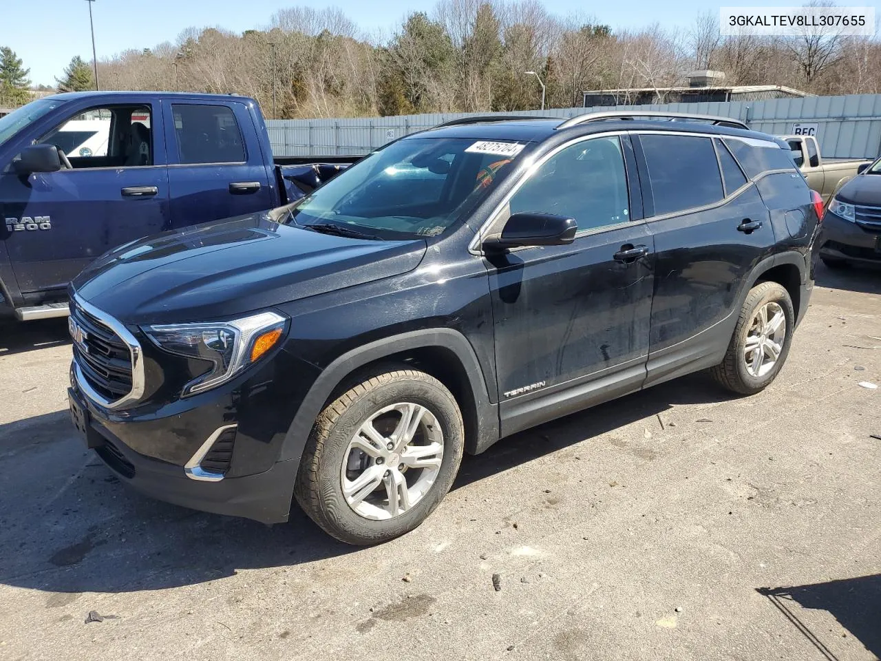 2020 GMC Terrain Sle VIN: 3GKALTEV8LL307655 Lot: 48275704