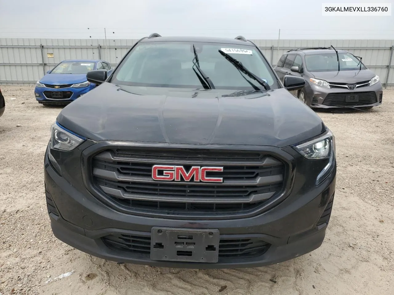 2020 GMC Terrain Sle VIN: 3GKALMEVXLL336760 Lot: 54156994