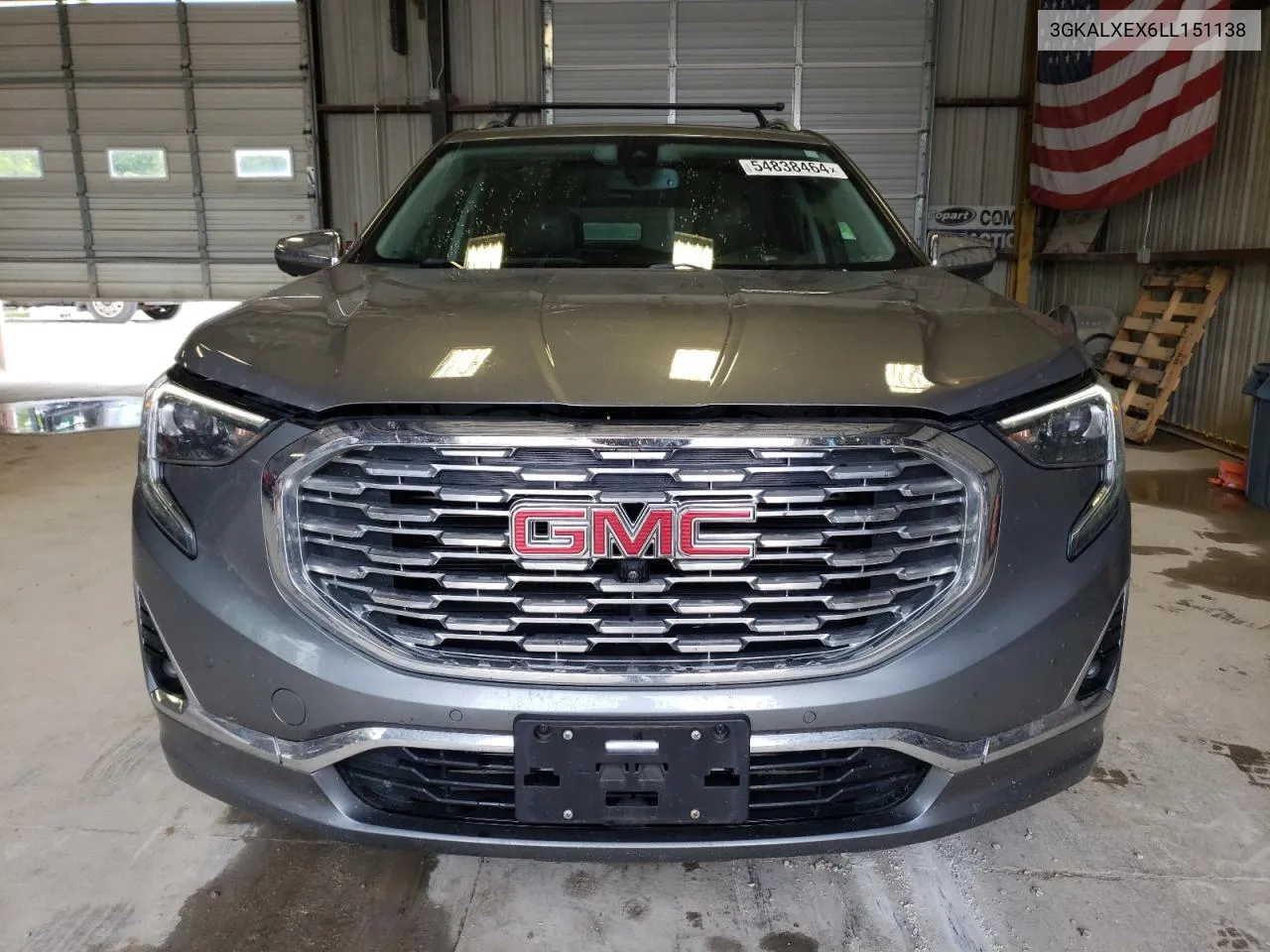 2020 GMC Terrain Denali VIN: 3GKALXEX6LL151138 Lot: 54838464