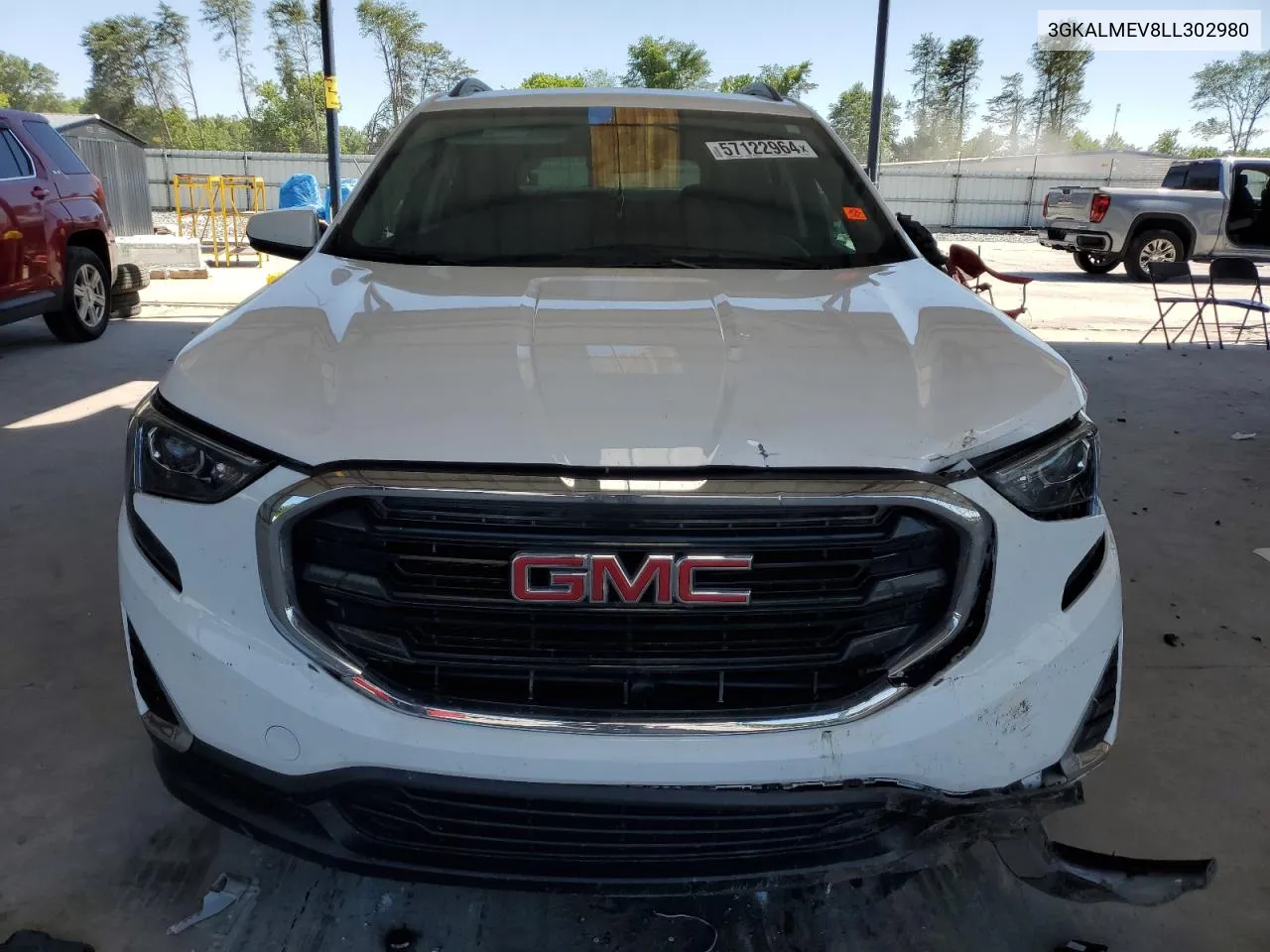 2020 GMC Terrain Sle VIN: 3GKALMEV8LL302980 Lot: 57122964