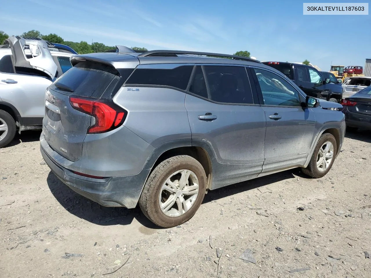 2020 GMC Terrain Sle VIN: 3GKALTEV1LL187603 Lot: 58144564