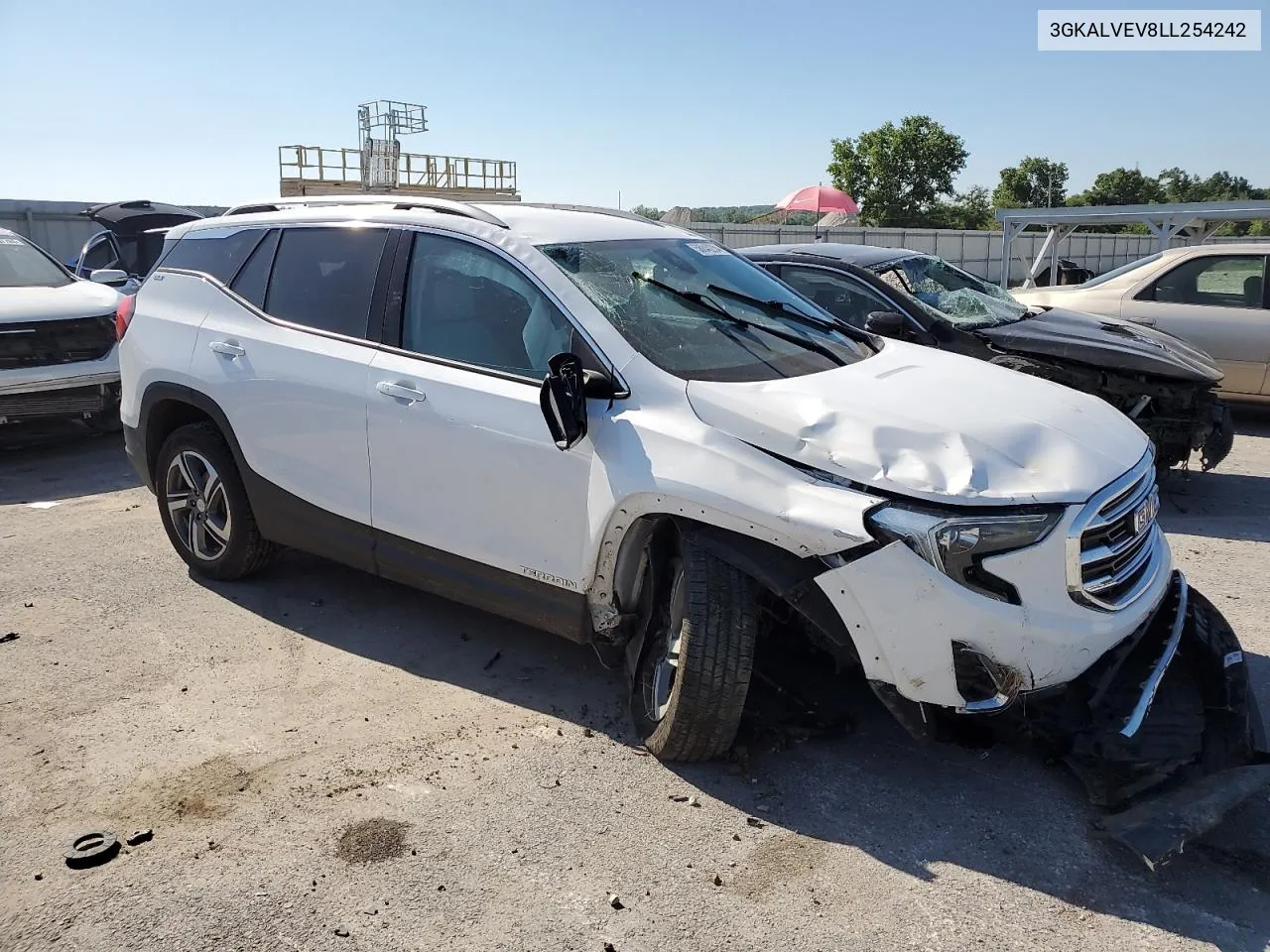 2020 GMC Terrain Slt VIN: 3GKALVEV8LL254242 Lot: 58840204