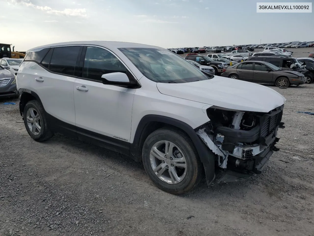 2020 GMC Terrain Sle VIN: 3GKALMEVXLL100092 Lot: 62637284