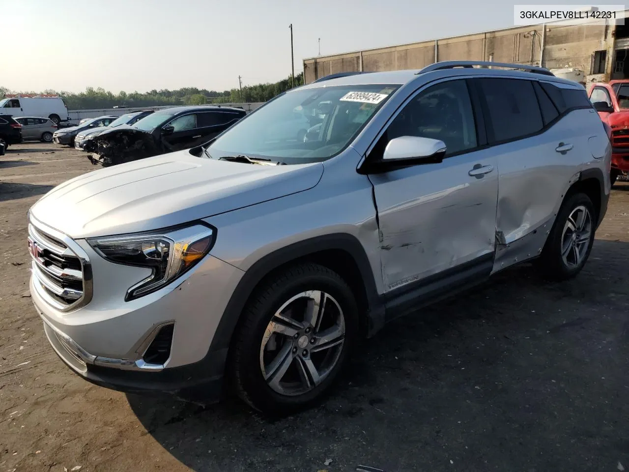 2020 GMC Terrain Slt VIN: 3GKALPEV8LL142231 Lot: 62899424