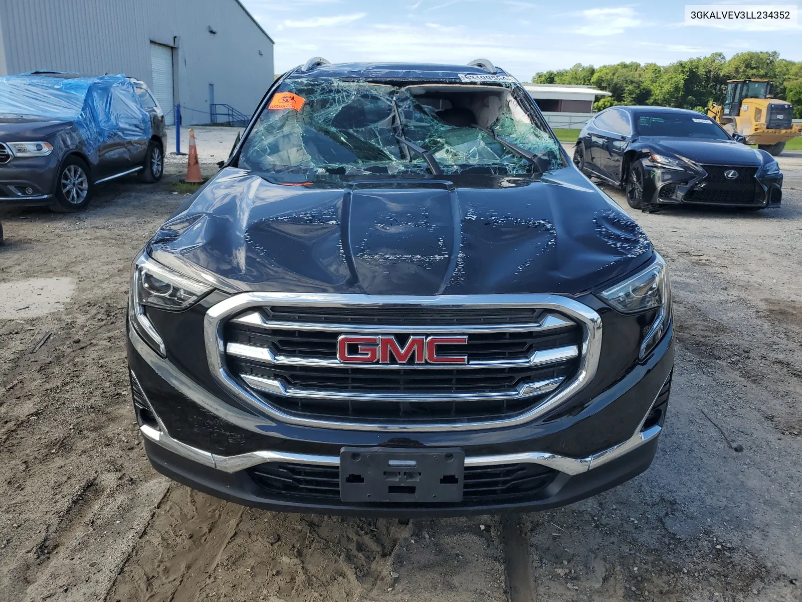 2020 GMC Terrain Slt VIN: 3GKALVEV3LL234352 Lot: 63199554