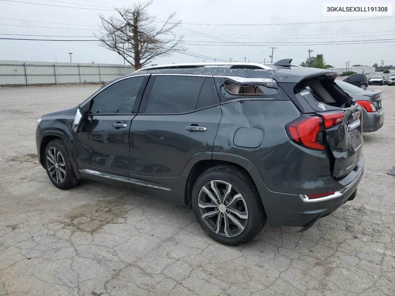 2020 GMC Terrain Denali VIN: 3GKALSEX3LL191308 Lot: 64061264