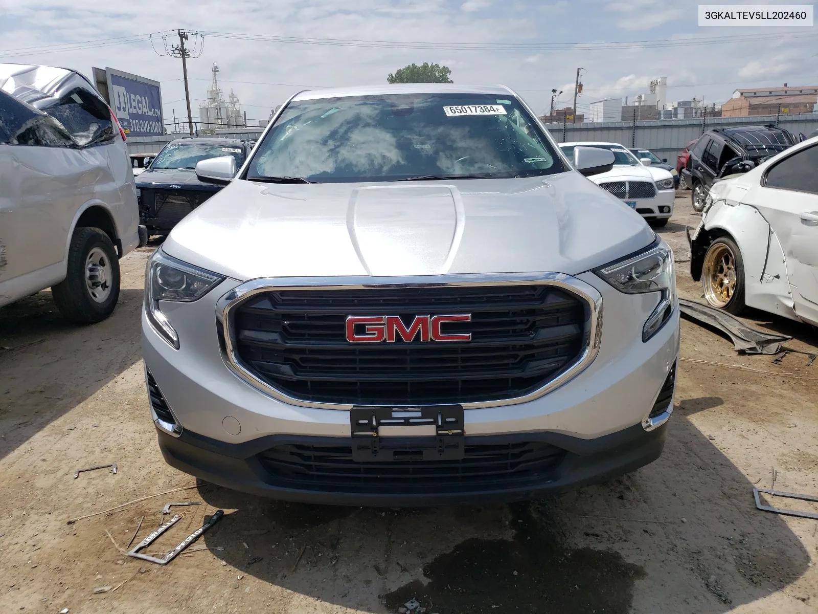 2020 GMC Terrain Sle VIN: 3GKALTEV5LL202460 Lot: 65017384