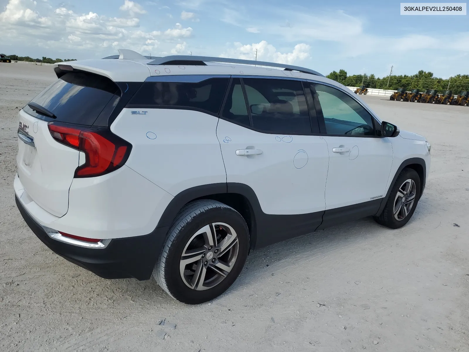 2020 GMC Terrain Slt VIN: 3GKALPEV2LL250408 Lot: 65155744