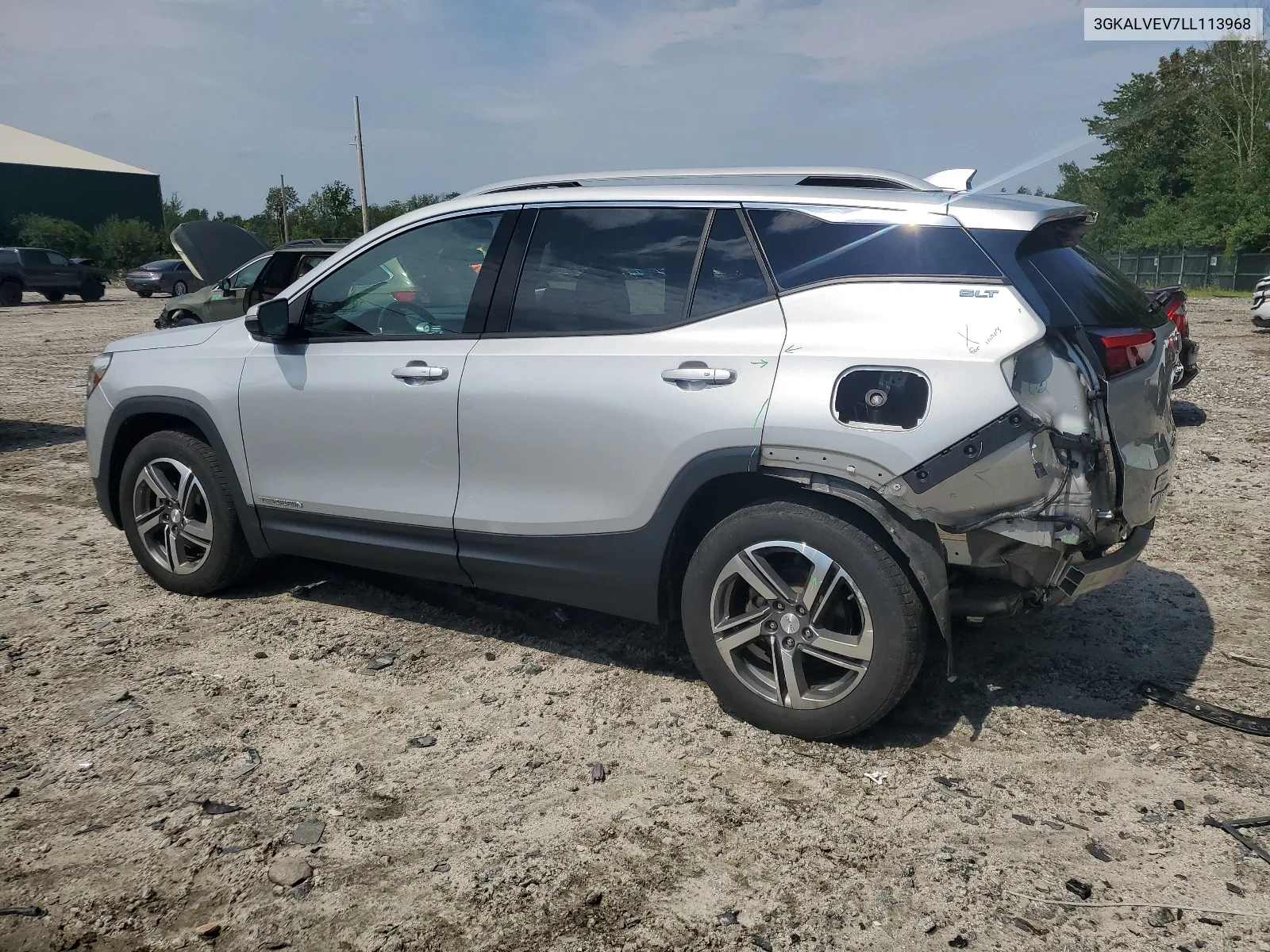 2020 GMC Terrain Slt VIN: 3GKALVEV7LL113968 Lot: 66163114